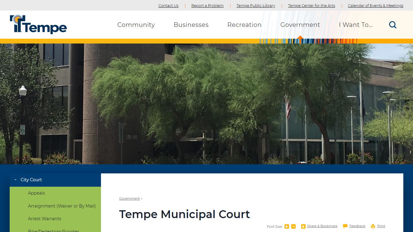 Tempe Municipal Court | City of Tempe, AZ - Tempe, Arizona